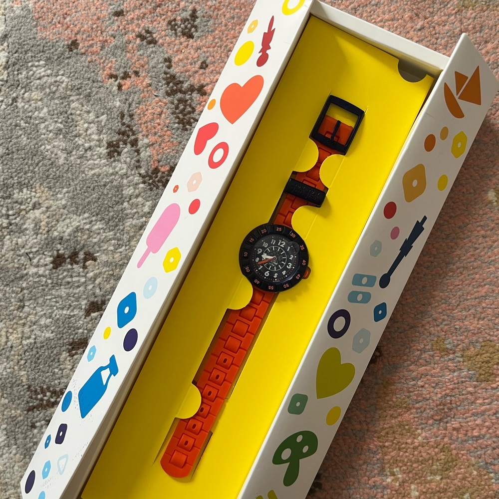 SWATCH Flik Flak Orangebrick Watch